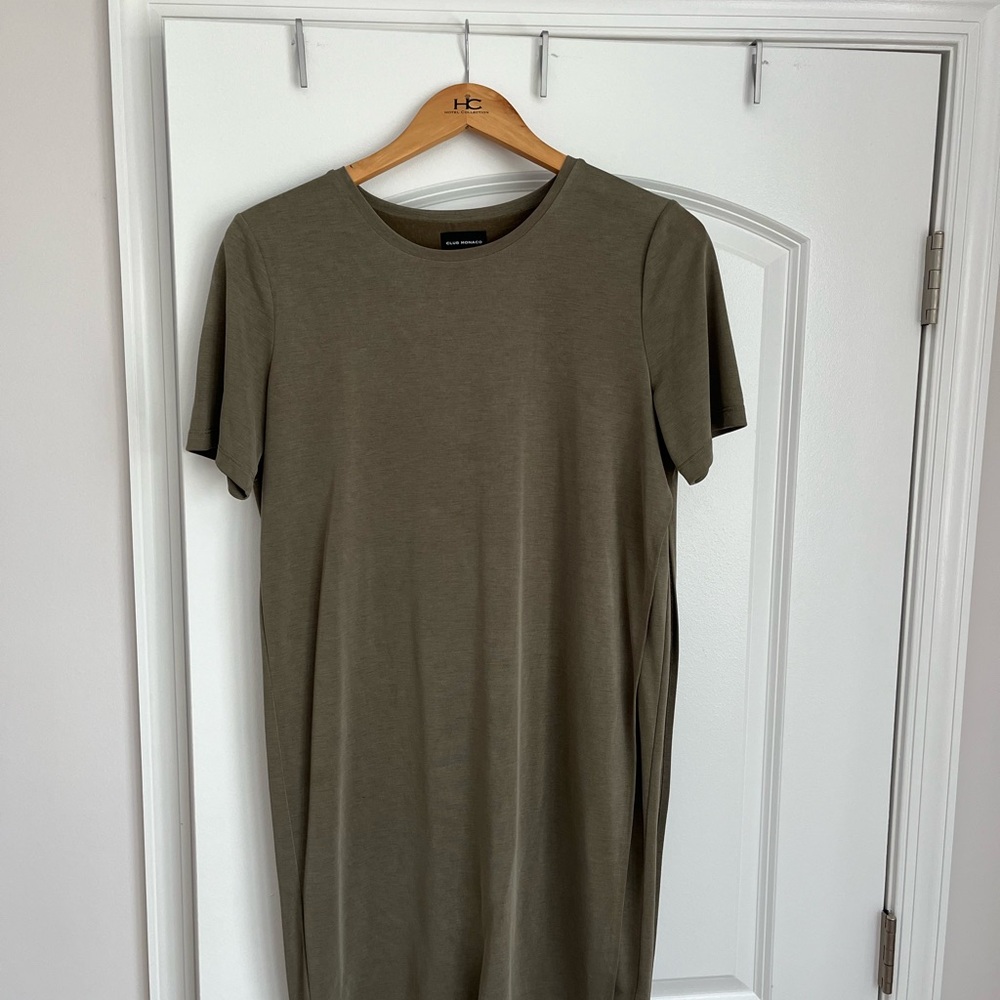 Club Monaco Olive Green Dress